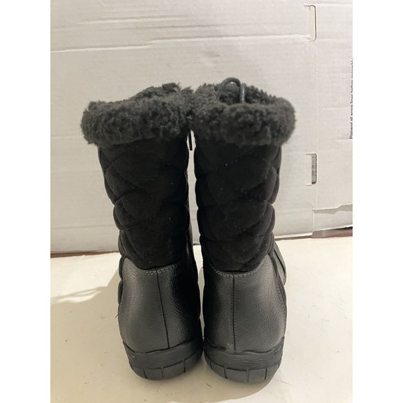 Naturalizer Romano Woman’s Size 5.5 M Black snow winter Weather Boot shoe - Picture 3 of 7